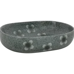 Plomberie-vidaXL Vasque à poser ovale 59x40x14 cm céramique Bleu