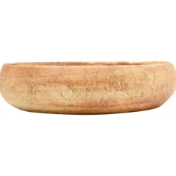 Plomberie-vidaXL Vasque à poser marron ovale 59x40x15 cm céramique Marron clair