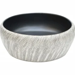 vidaXL Vasque à poser rond Φ41x14 cm céramique