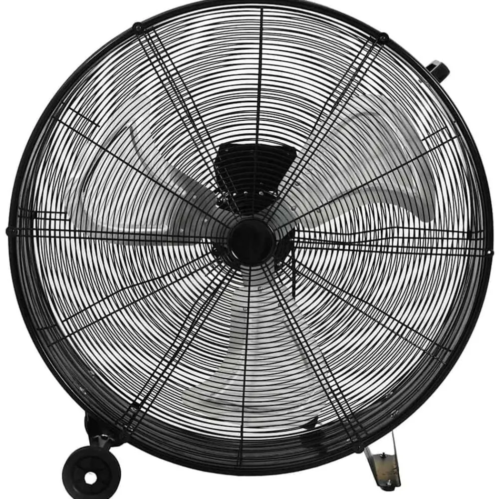 vidaXL Ventilateur à tambour industriel 77 cm 187,7 W Noir