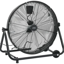 vidaXL Ventilateur à tambour industriel 60 cm 172,5 W Noir