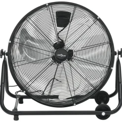 vidaXL Ventilateur à tambour industriel 60 cm 172,5 W Noir