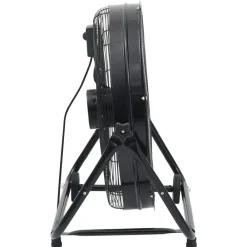 vidaXL Ventilateur à tambour industriel 60 cm 172,5 W Noir