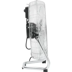 Appareils Électroménagers-vidaXL Ventilateur de sol 3 vitesses 60 cm 115,2 W Argent