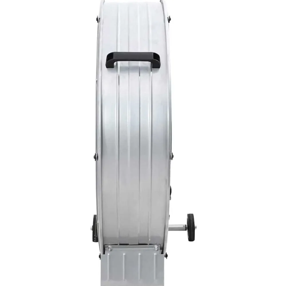 vidaXL Ventilateur tambour avec roue Argenté 79 x 37 x 82 cm Aluminium