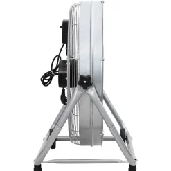 Appareils Électroménagers-vidaXL Ventilateur tambour avec roue Argenté 73 x 42 x 70 cm Aluminium