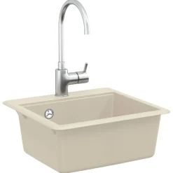 vidaXL Évier 470 x 440 mm Granite