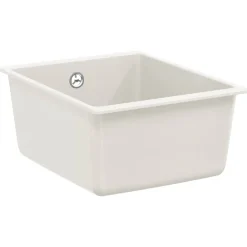 vidaXL Évier 370 x 460 mm 80% Quartz et 20% Résine