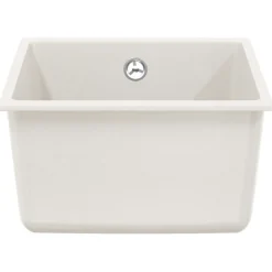 vidaXL Évier 370 x 460 mm 80% Quartz et 20% Résine