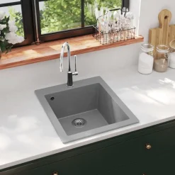 vidaXL Évier de cuisine Granite