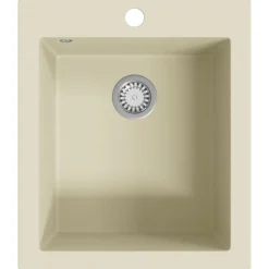 vidaXL Évier de cuisine Granit Seul lavabo
