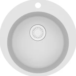 vidaXL Évier de cuisine Granit Rond