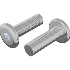 vidaXL Vis 2 pcs Argenté 8 x 25 mm Acier