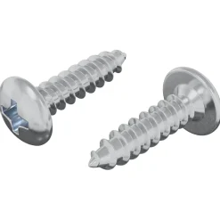 Accessoires De Quincaillerie-vidaXL Vis 2 pcs Argenté M4 x 16 mm Acier