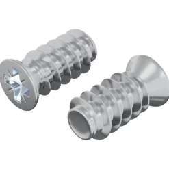 vidaXL Vis 2 pcs Argenté M6 x 12 mm Fer