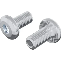 vidaXL Vis de verrou Uni 2 pcs Argenté M6 x 12 mm Acier
