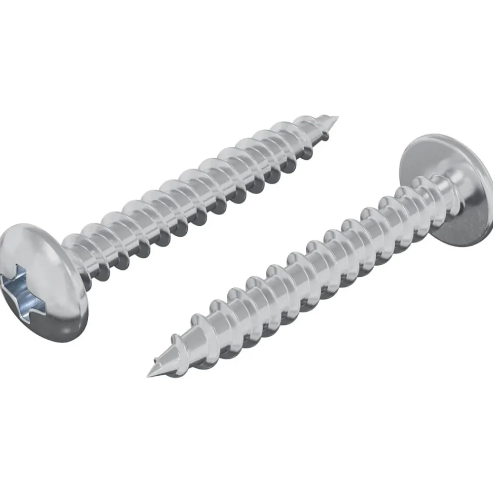 vidaXL Vis en bois 2 pcs Argenté M4 x 28 mm Fer