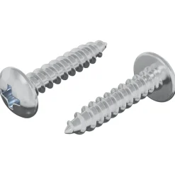Accessoires De Quincaillerie-vidaXL Vis en bois 2 pcs Argenté M4 x 20 mm Acier