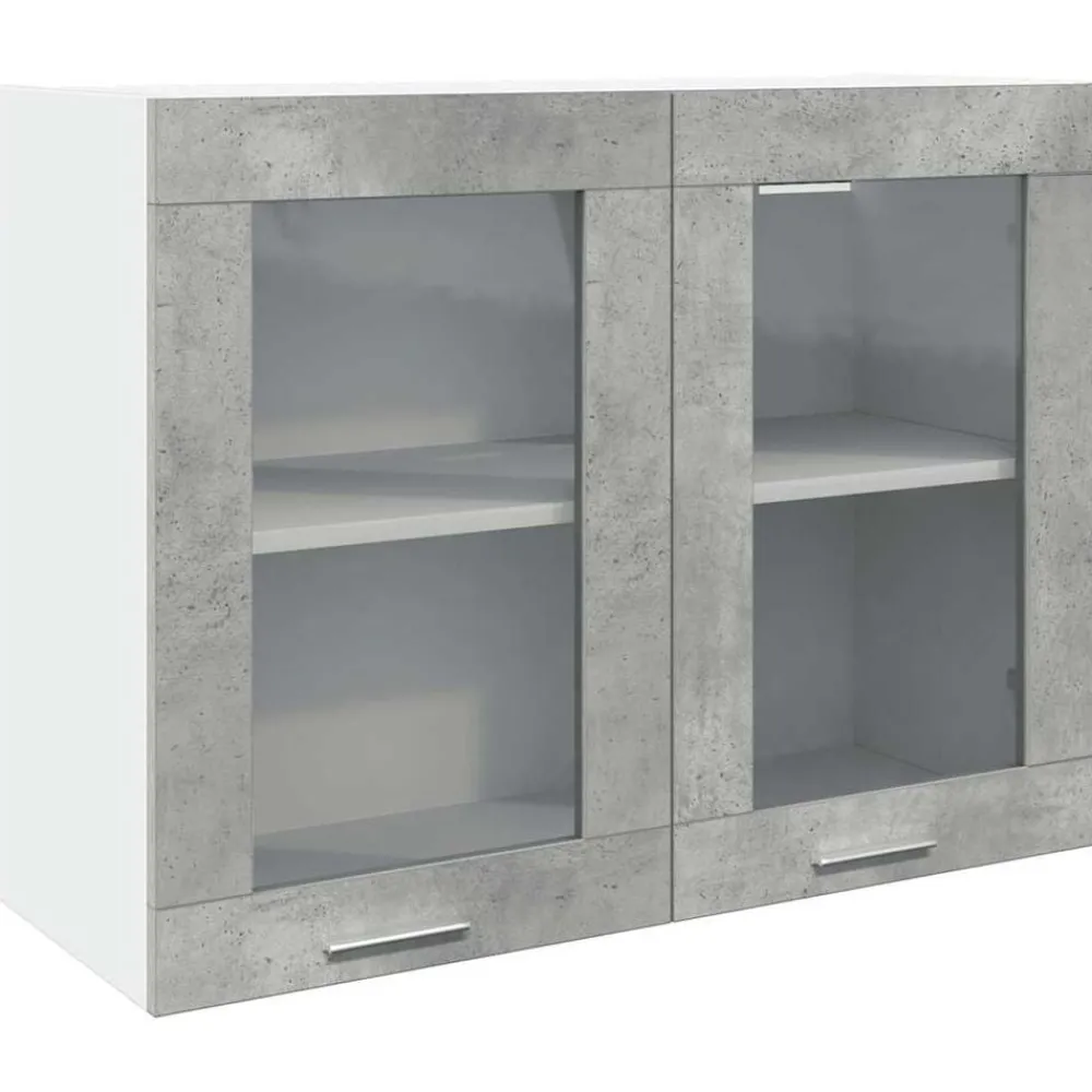 vidaXL Vitrine suspendue "Lyon" 80 x 31 x 60 cm