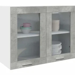 vidaXL Vitrine suspendue "Lyon" 80 x 31 x 60 cm