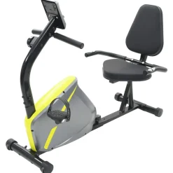 Entraînement & Fitness-vidaXL Vélo d'appartement magnétique couché avec mesure du pouls