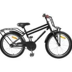 Loisirs De Plein Air-vidaXL Vélo pour Enfants 18 Pouces pour les 5-7 ans Noir
