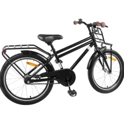 Loisirs De Plein Air-vidaXL Vélo pour Enfants 18 Pouces pour les 5-7 ans Noir