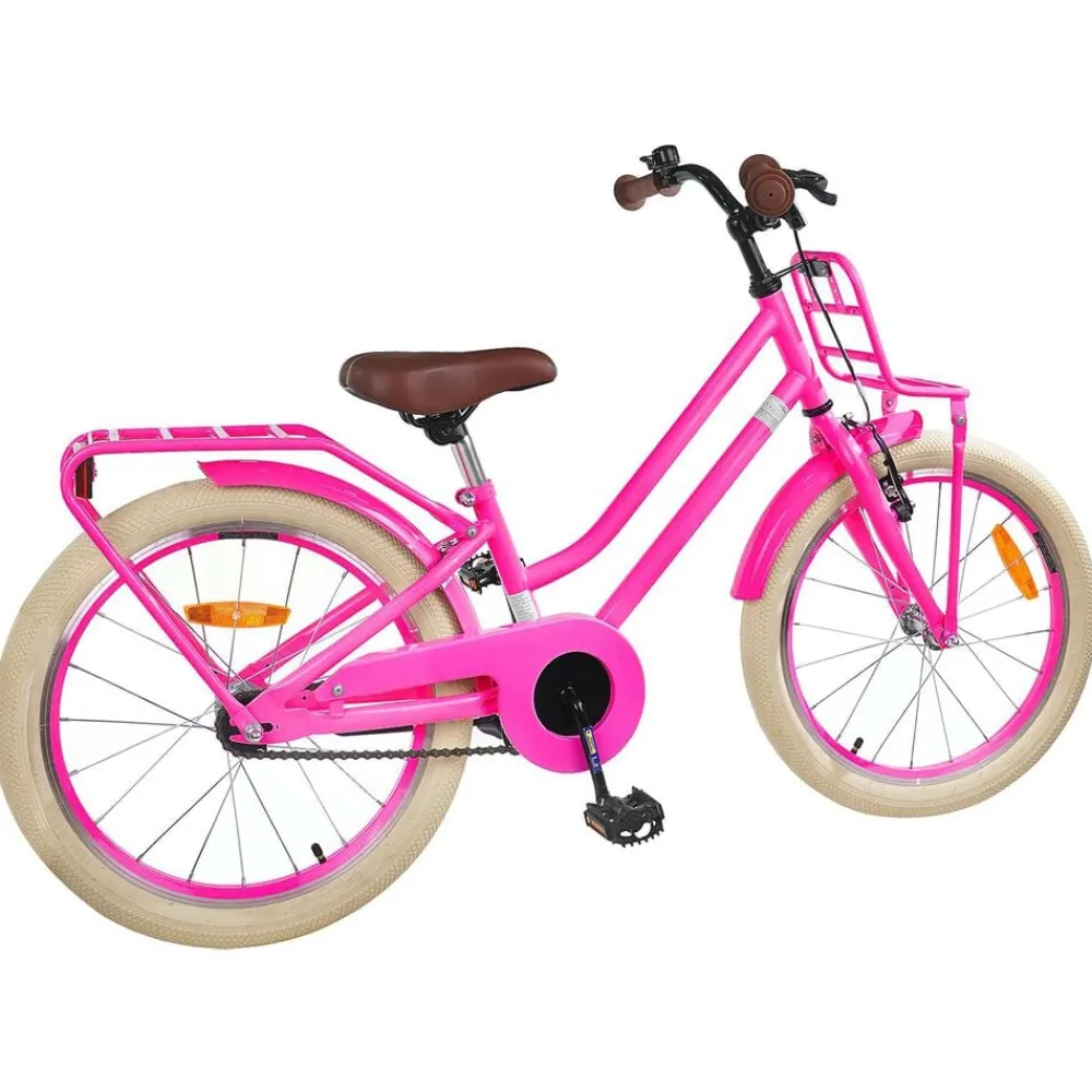 vidaXL Vélo pour Enfants 18 Pouces pour les 5-7 ans foncé