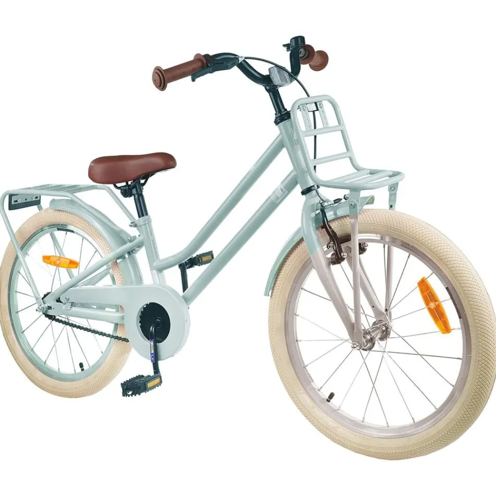 Loisirs De Plein Air-vidaXL Vélo pour Enfants 18 Pouces pour les 5-7 ans Vert clair