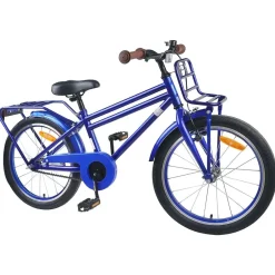 Loisirs De Plein Air-vidaXL Vélo pour Enfants 18 Pouces pour les 5-7 ans Bleu foncé