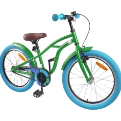 Loisirs De Plein Air-vidaXL Vélo pour Enfants 18 Pouces pour les 5-7 ans Vert