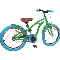Loisirs De Plein Air-vidaXL Vélo pour Enfants 18 Pouces pour les 5-7 ans Vert