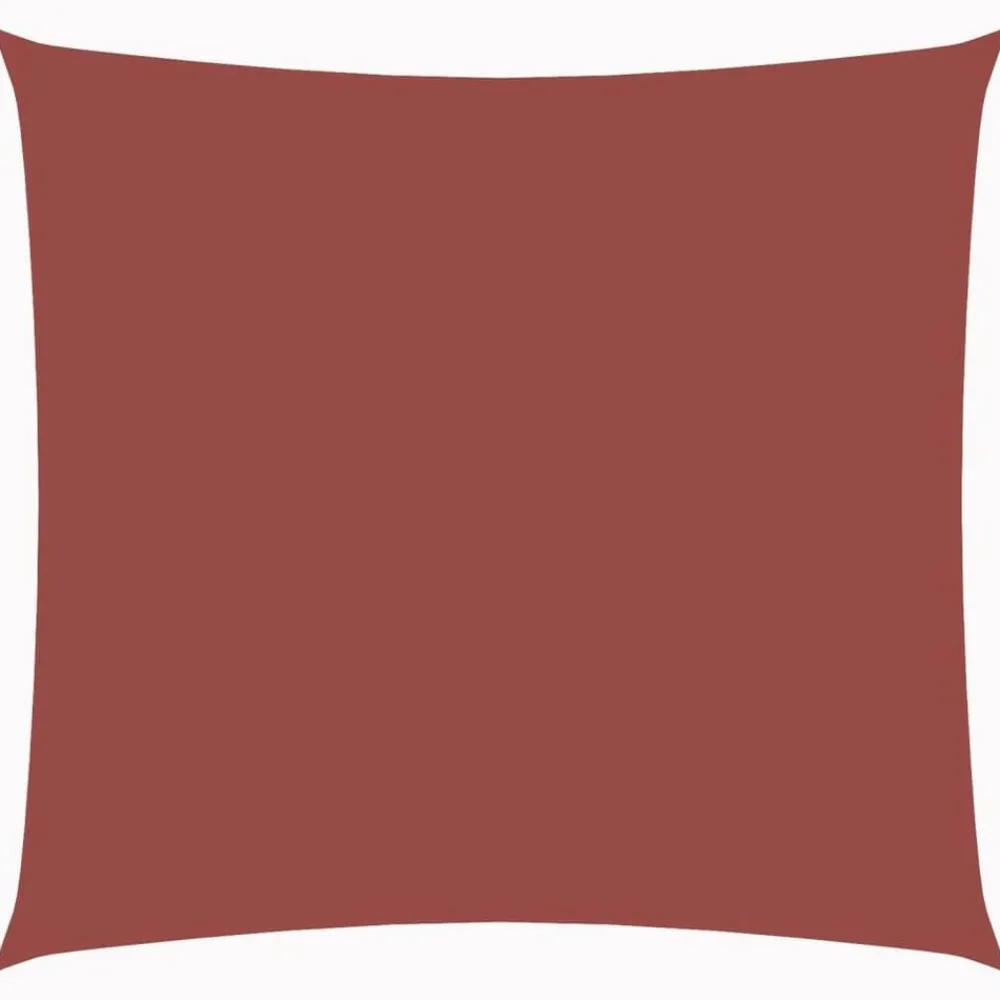Pelouses & Jardins-vidaXL Voile de parasol tissu oxford carré 3,6x3,6 m terre cuite Couleur terre cuite