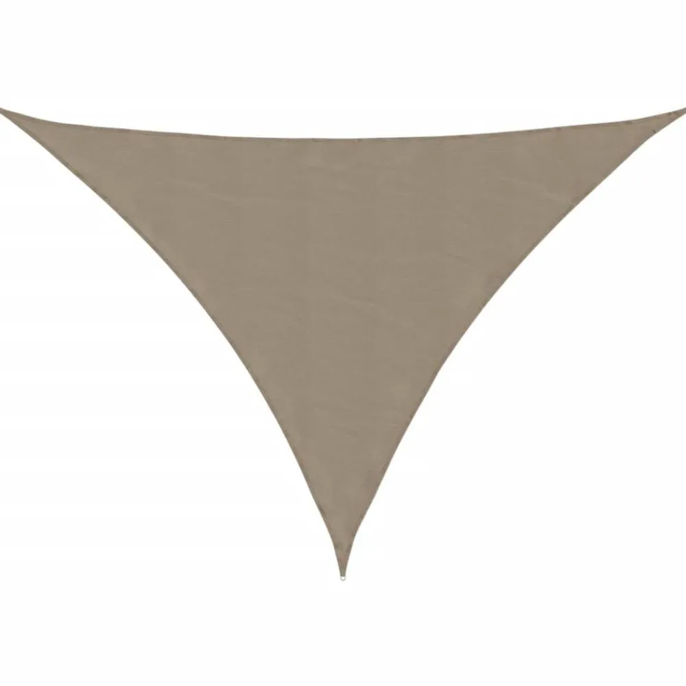 Pelouses & Jardins-vidaXL Voile de parasol tissu oxford triangulaire 2,5x2,5x3,5 m Taupe