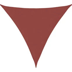 Pelouses & Jardins-vidaXL Voile de parasol tissu oxford triangulaire 3,6x3,6x3,6 m Terre cuite