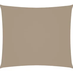 Pelouses & Jardins-vidaXL Voile de parasol tissu oxford rectangulaire 2x2,5 m Taupe