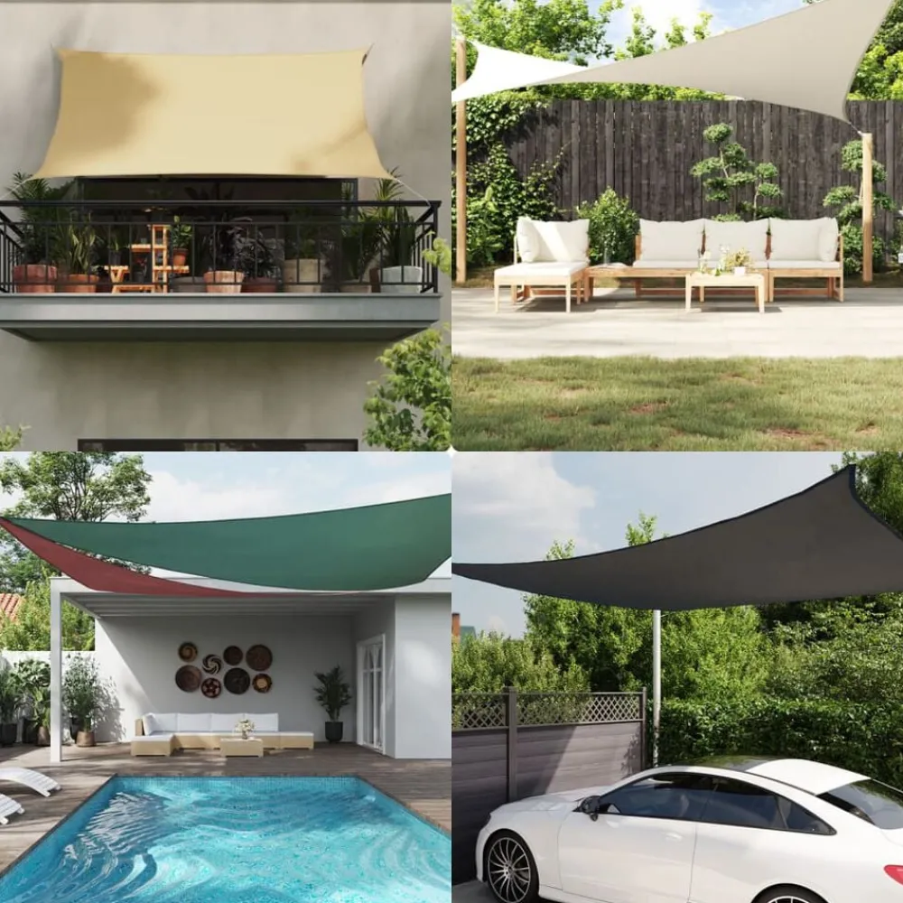 vidaXL Voile de parasol tissu oxford carré 2x2 m