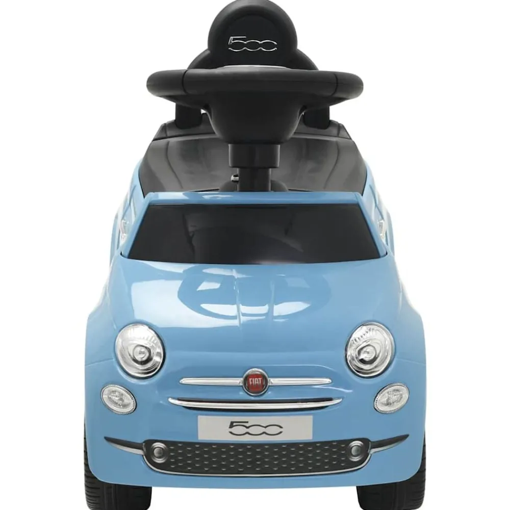 Jouets-vidaXL Voiture à chevaucher Fiat 500 Bleu