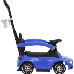 Jouets-vidaXL Voiture à pousser Mercedes-Benz C63 Bleu