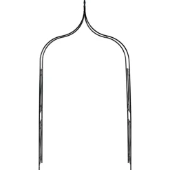 vidaXL Voûte de jardin Vert foncé 142x37x275 cm Fer
