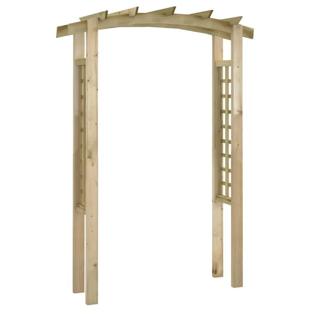 Pelouses & Jardins-vidaXL Voûte en treillis 150x60x210 cm Bois