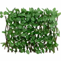Clôtures & Barrières-vidaXL Treillis de lierre artificiel extensible vert 180x30 cm